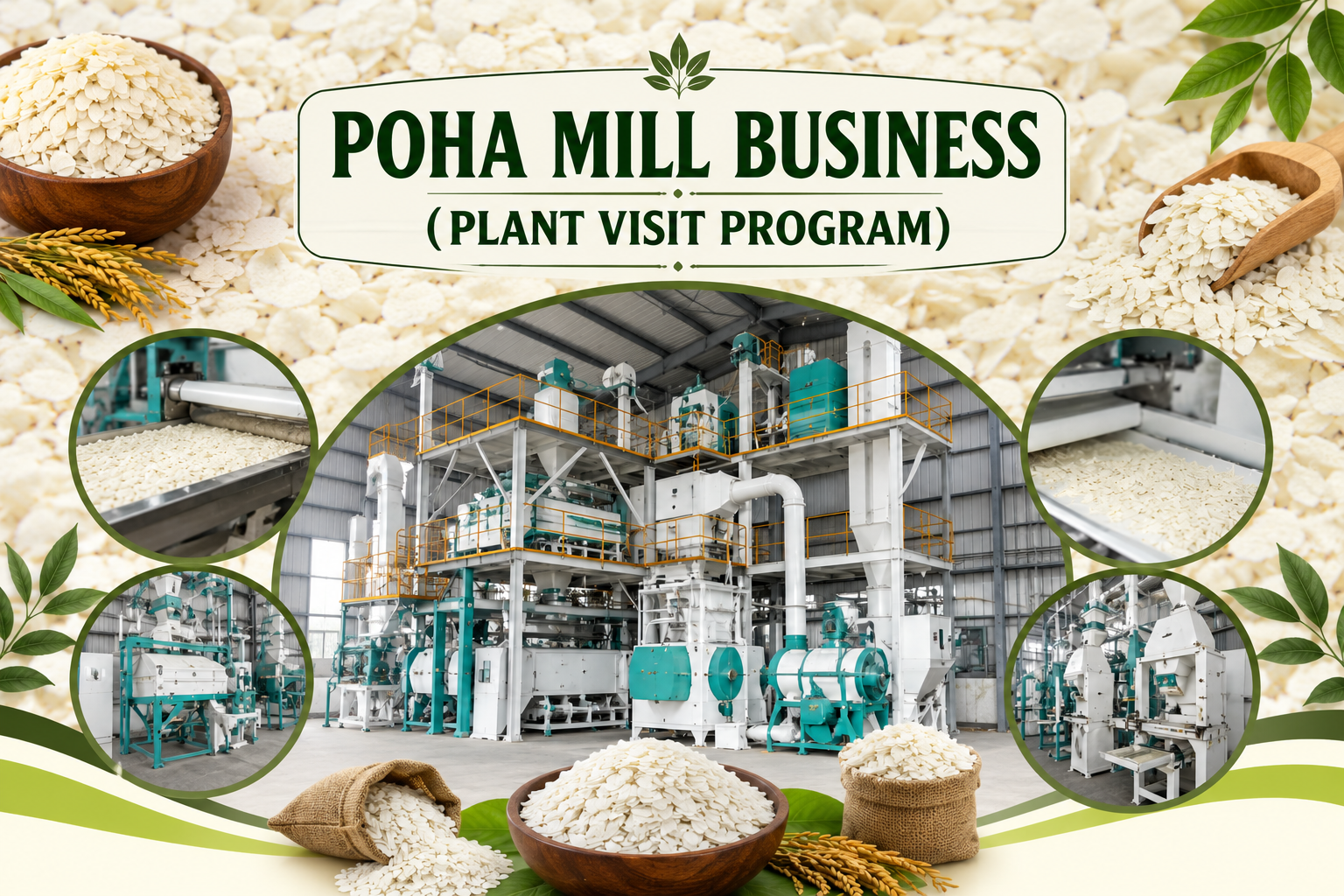 Poha Mill Business Plant Visit