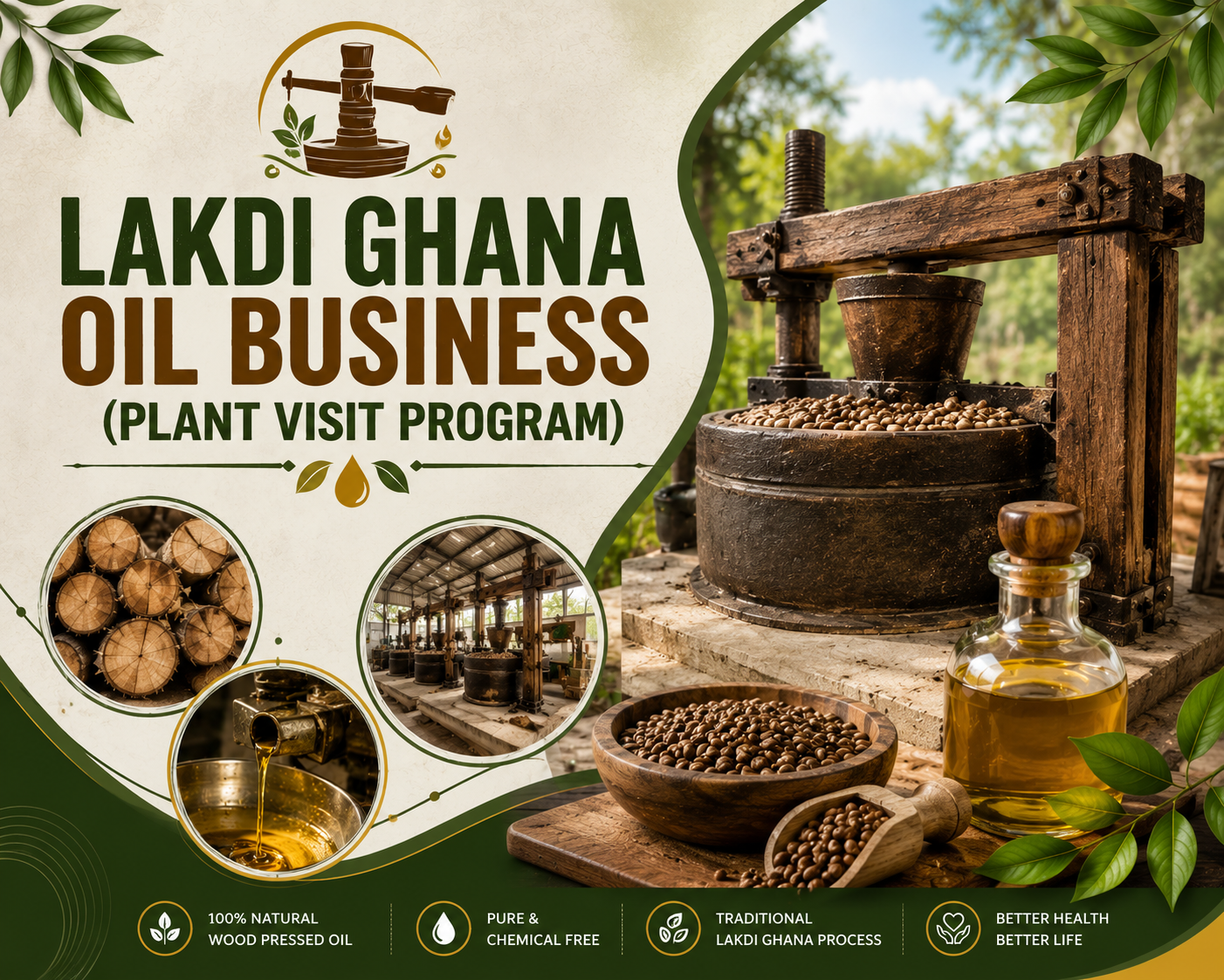 Lakdi Ghana Oil Business Plant Visit
