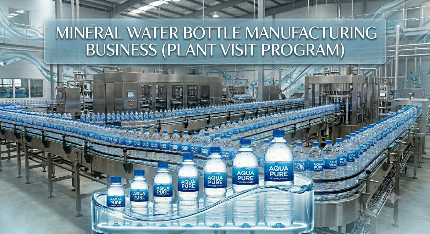 Mineral Water Bottle Manufacturing Business Plant Visit
